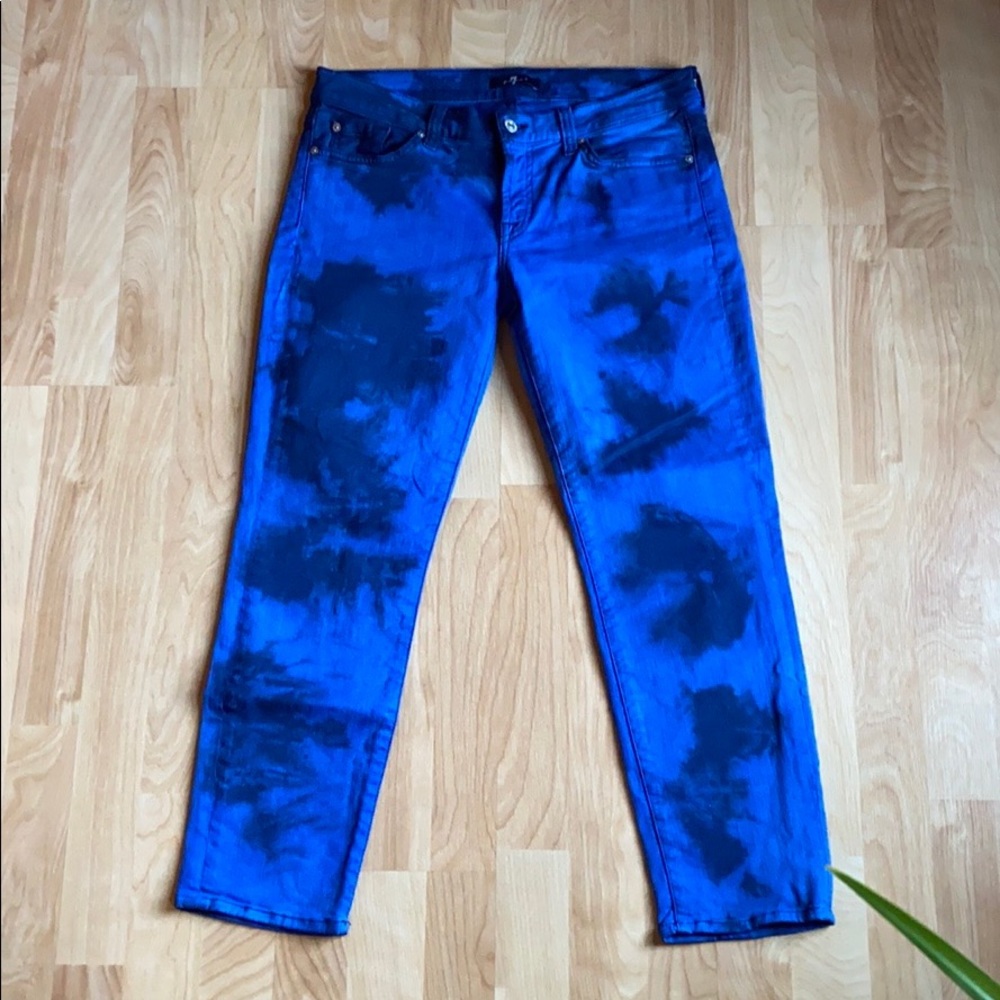 Tie dye jeans